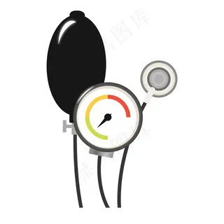 血压计矢量图