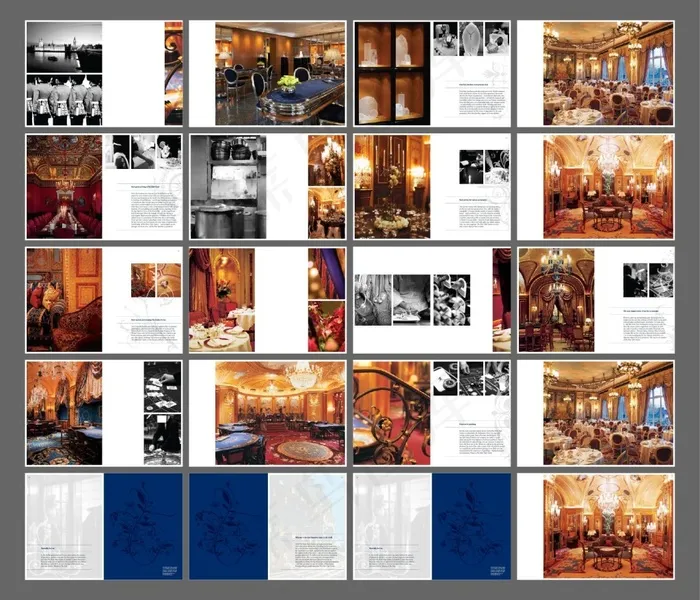 高档酒店画册(794X681)eps,ai矢量模版下载