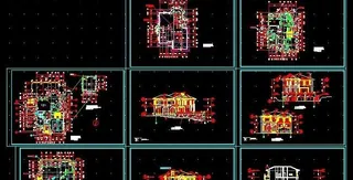 观澜湖高尔夫别墅设计建施图20x1...