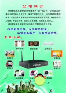 智能家居宣传海报