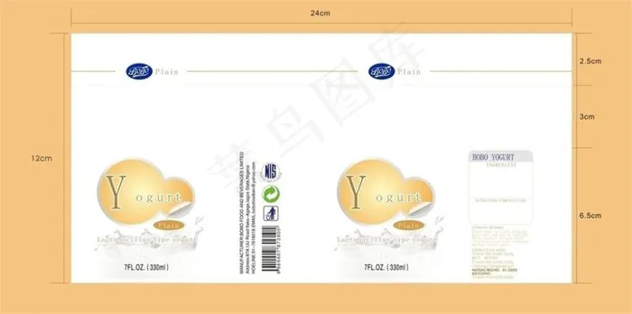 牛奶包装图片模板下载 告设计 矢量...cdr矢量模版下载