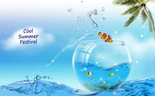 韩国夏季清凉美图psd图片