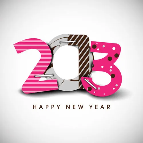 新年快乐2013图标设计eps,ai矢量模版下载