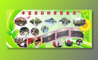 学校展板 部队展板 军训展板图片