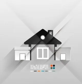 建造房屋的模板矢量02