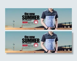 天猫男装海报图片