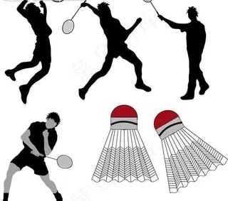 羽毛球设计图片