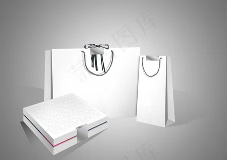 礼盒手提袋设计PSD素材