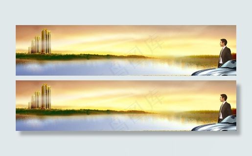 水岸的风光图片