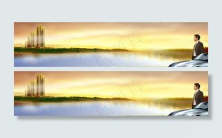 水岸的风光图片