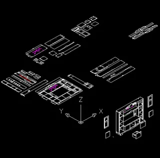 电视墙三维二维效果图图片