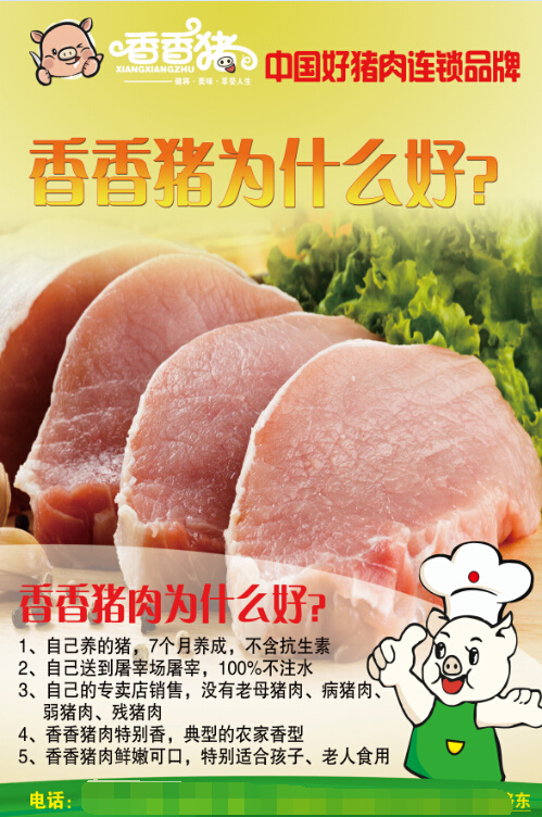 香香猪海报(4724X7087(DPI:150))psd模版下载