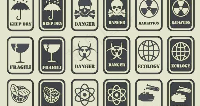 包装标志图片eps,ai矢量模版下载