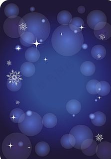 蓝色梦幻雪花背景图片
