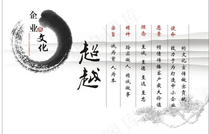 企业文化画册图片cdr矢量模版下载