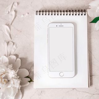 简约小清新文艺风插花静物摆拍背景