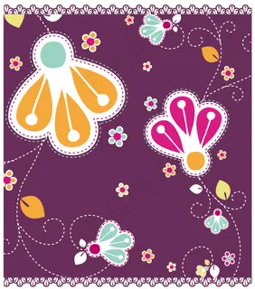 生活童趣底纹设计