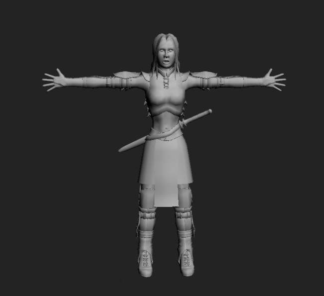 美女战士