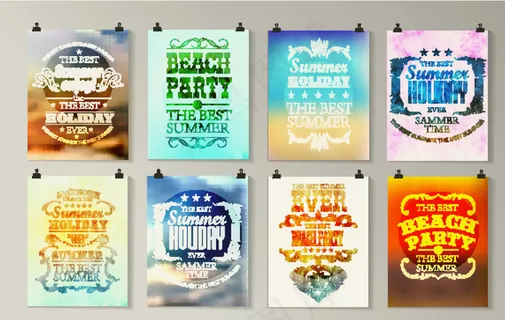 酷炫插画排版图片