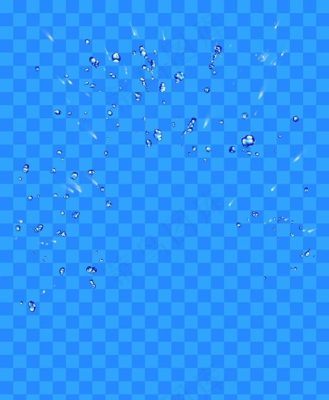 溅起水花PSD素材psd模版下载