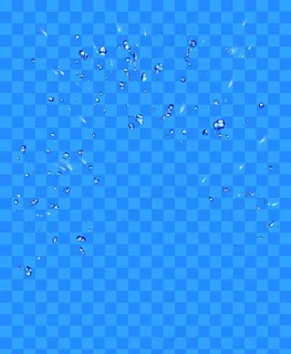 溅起水花PSD素材