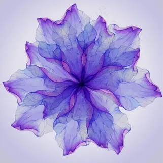 彩色唯美花朵绽放