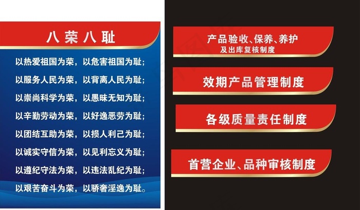 科室制度牌图片cdr矢量模版下载