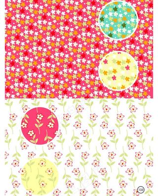 可爱唯美小碎花底纹图片