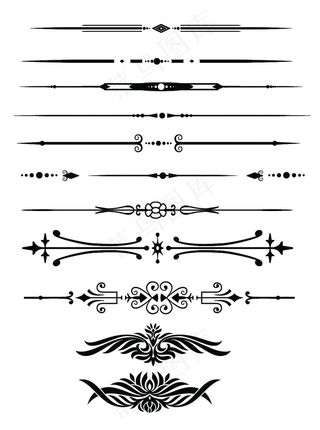 欧美复古花纹花边