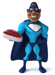 卡通超人素材图片