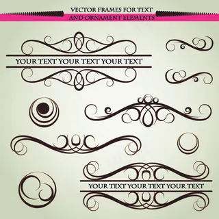 精美矢量花纹矢量图2