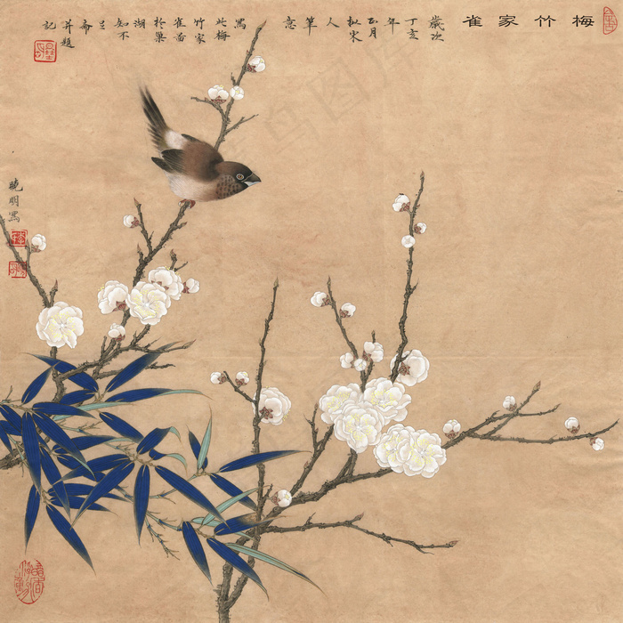 梅竹家雀图