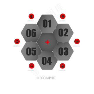 ppt创意图形创意图案创意设计免抠...