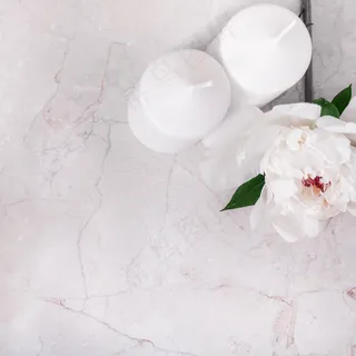 简约小清新文艺风插花静物摆拍背景