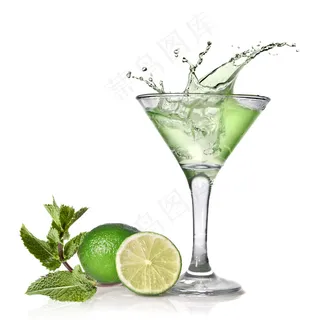 薄荷柠檬鸡尾酒