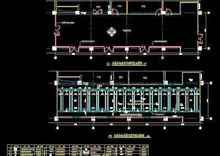 六层办公走道大样图-门诊、急诊楼装...