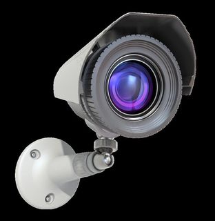 白色高清防水摄像头图片