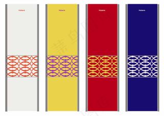 冰箱面板底纹简约图案