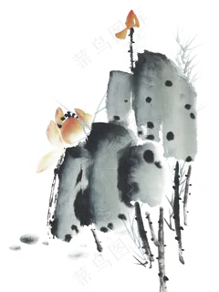 水墨画中国风设计海报素材集合 水墨画中国风设计海报素材集合