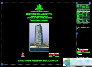 某超高层大厦施工图纸CAD设计图下...