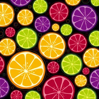 柠檬彩色背景