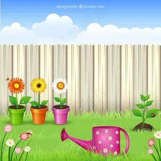 花园的插图 花园的插图