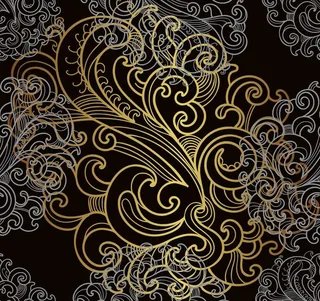 欧式花纹背景图片