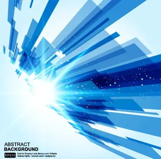 矢量动感喷溅线条背景