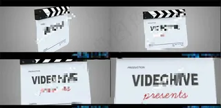 电影拍板宣传AE片头模板