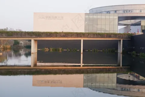 李自健美术馆外景摄影图片