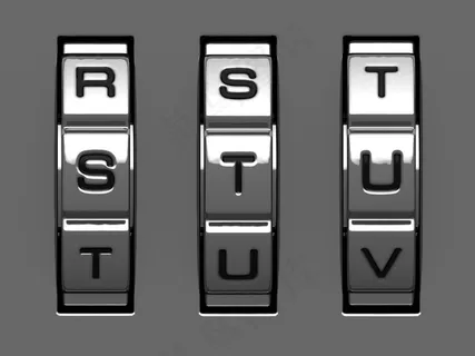 stu英文字母密码锁滚轮