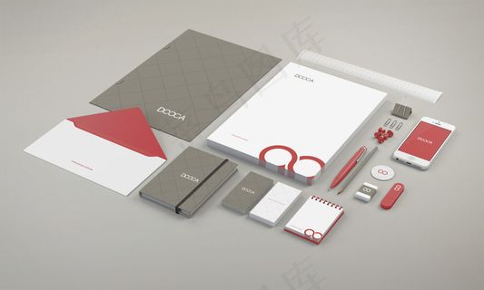 高端VI设计模版样机智能贴图效果图