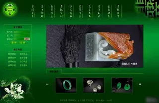 绿色翡翠企业网页模板