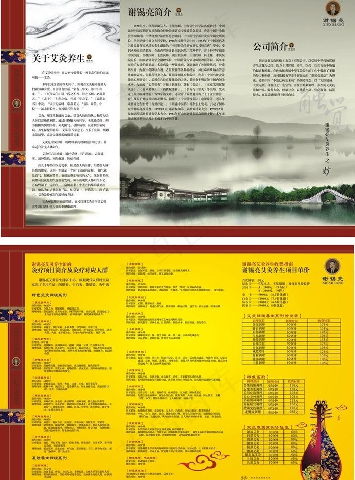 谢锡亮艾灸图片cdr矢量模版下载